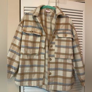 Pink Lily - oversized shacket